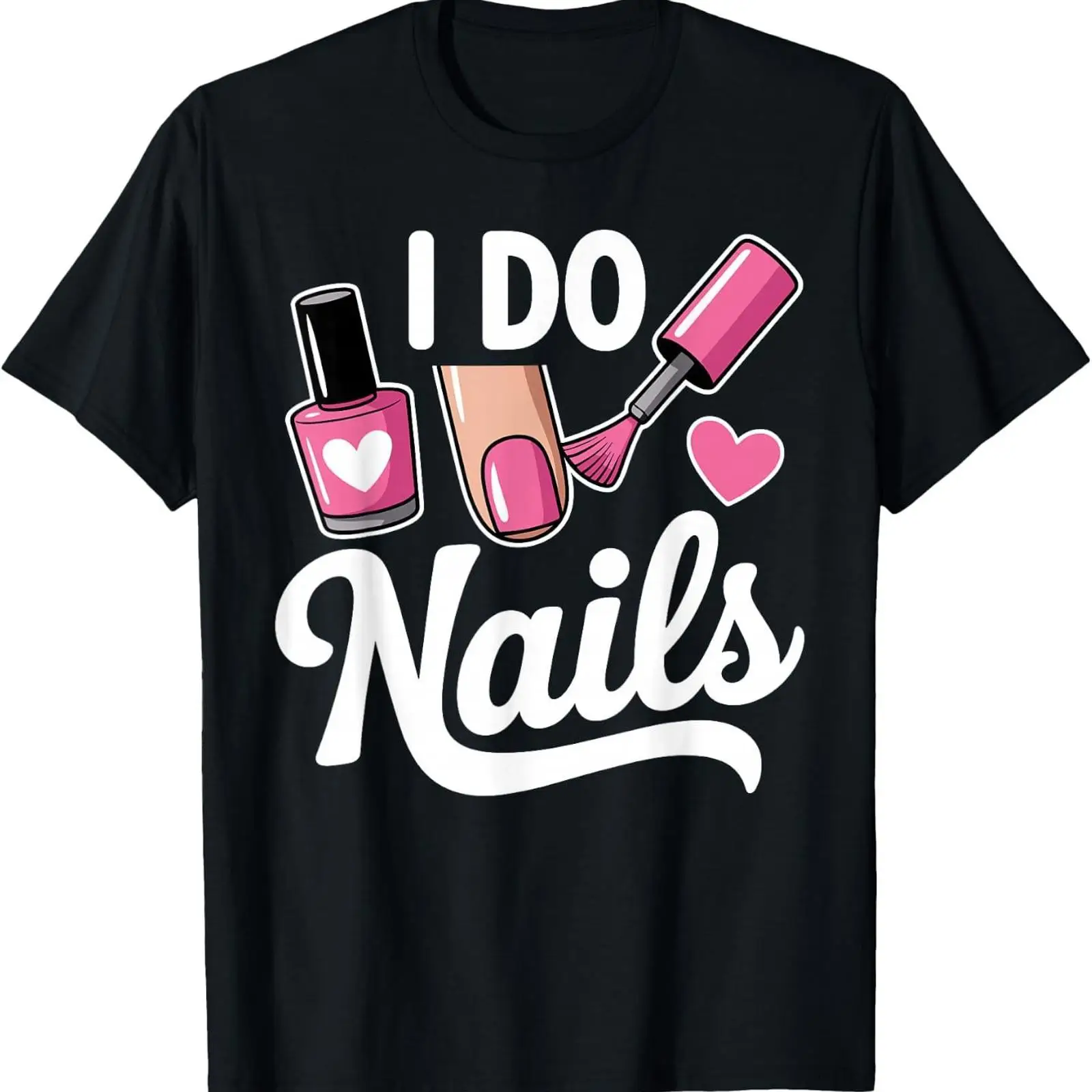 Nail Art For Men - Kadınlar için Havalı Tırnak Sanatı Tişörtü,