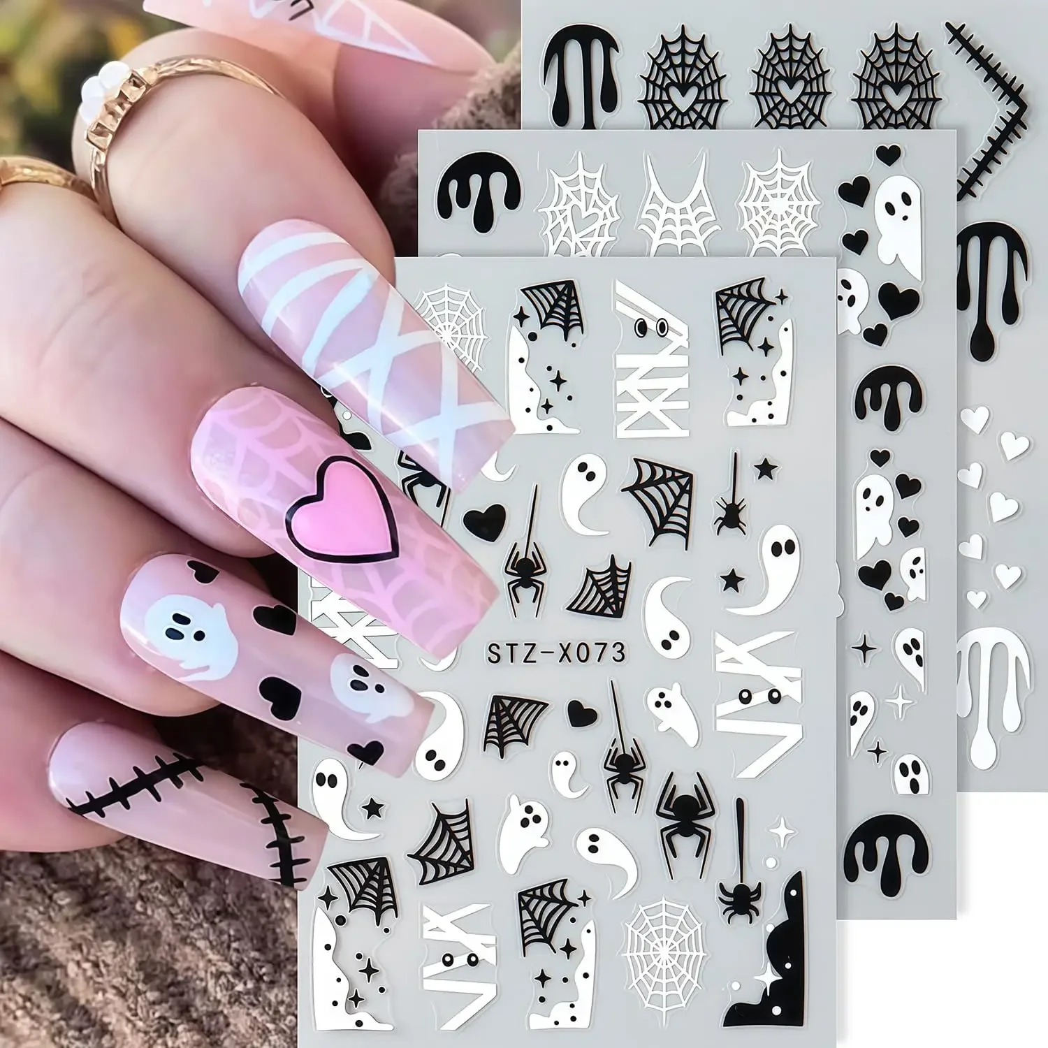 Nail Art For Men - DIY Hayalet Festivali Partisi Tırnak Sanatı