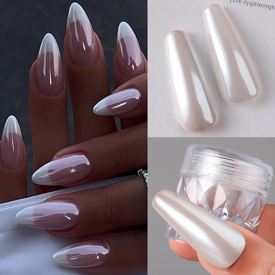 1 Kutu Beyaz Krom İnci Tırnak  - Nail Art Chrome incelemesi ve fiyatı
