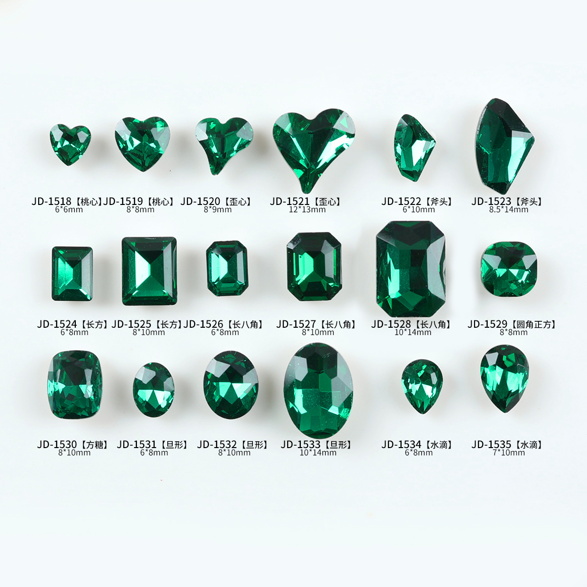 30 adet ışıltılı zümrüt yeşili - Nail Art Emerald Green incelemesi ve fiyatı