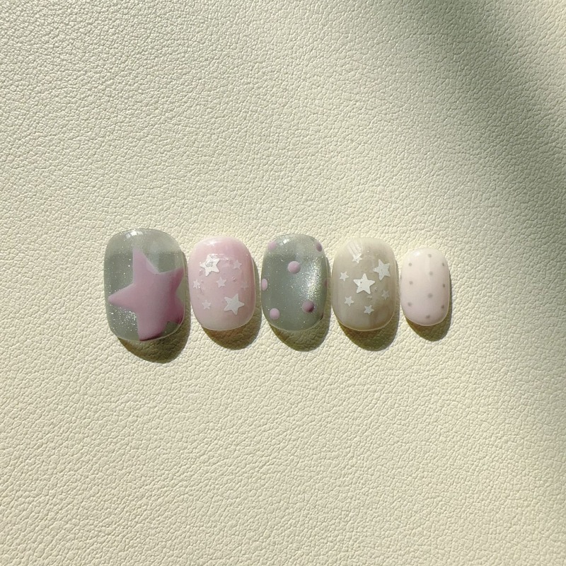 10 Adet El Yapımı Ins Tarzı Kı - Nail Art Cat Eye Simple incelemesi ve fiyatı