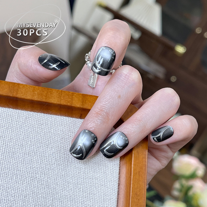 30 adet Fransız el yapımı siya - Nail Art Cat Eye Simple incelemesi ve fiyatı
