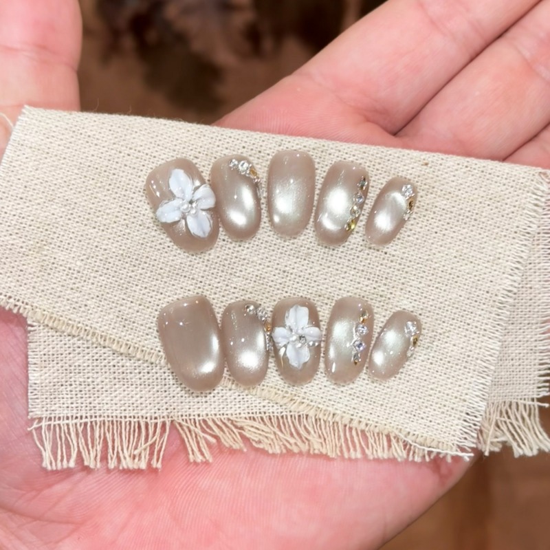El Yapımı Takma Tırnaklar 3D K - Nail Art Cat Eye Simple incelemesi ve fiyatı