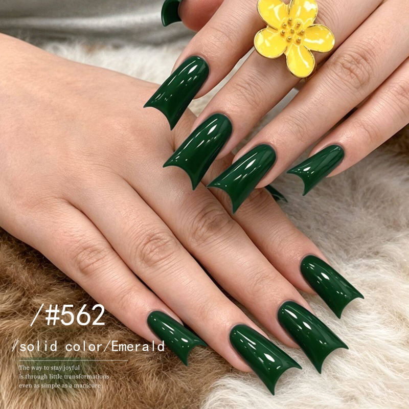 Zümrüt Yeşili Düz Renkli Jel O - Nail Art Emerald Green incelemesi ve fiyatı