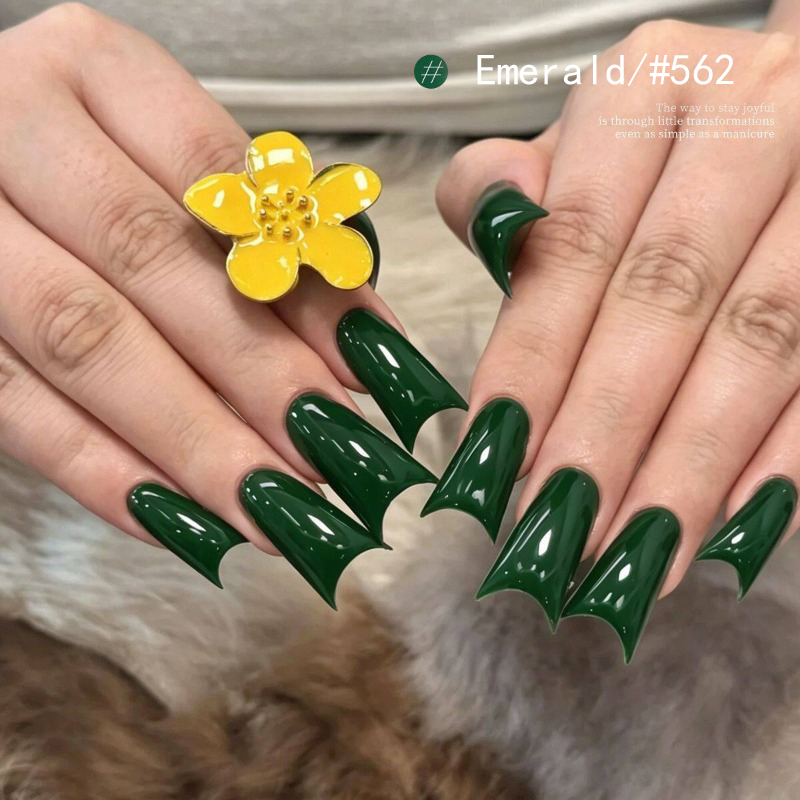 Zümrüt Yeşili Düz Renkli Jel O - Nail Art Emerald Green incelemesi ve fiyatı