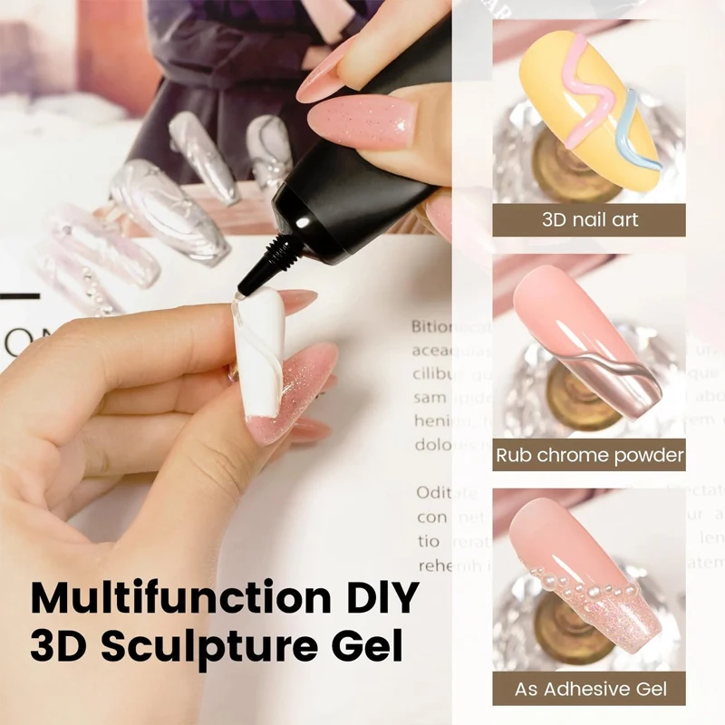 15ML Temizle 3D Hiçbir Silme H - Nail Art Chrome incelemesi ve fiyatı