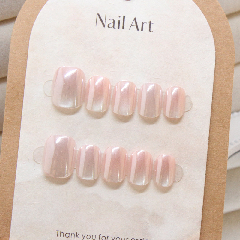 10 adet kadın el yapımı tırnak - Nail Art Cat Eye Simple incelemesi ve fiyatı