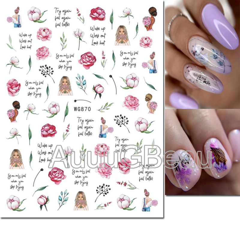 3d Nail Art çıkartmaları sevgi - Nail Art Valentine incelemesi ve fiyatı