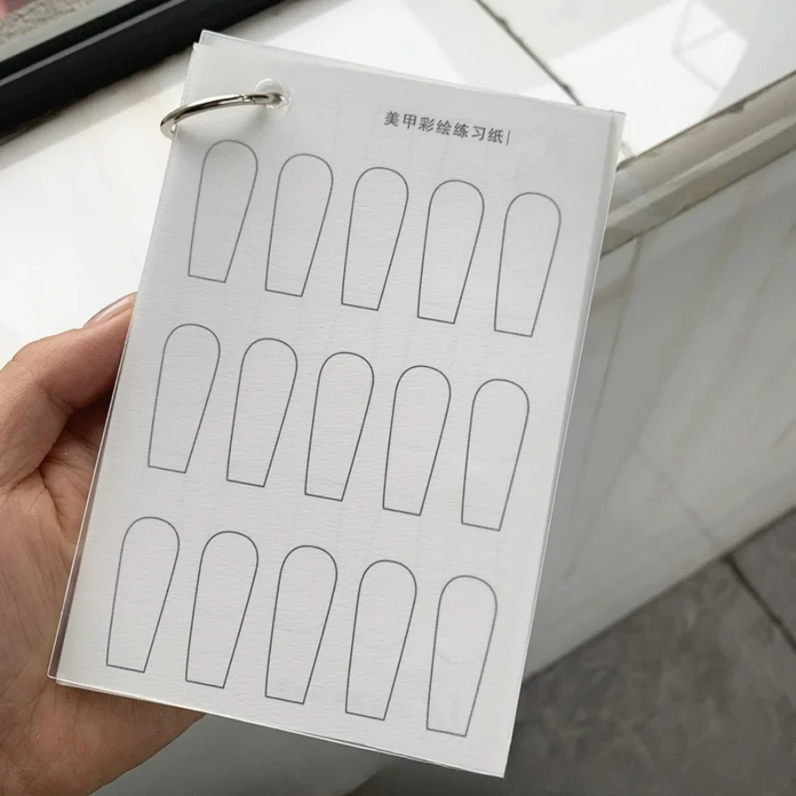 Tırnak çiçek uygulama kağıt şe - Nail Art France incelemesi ve fiyatı