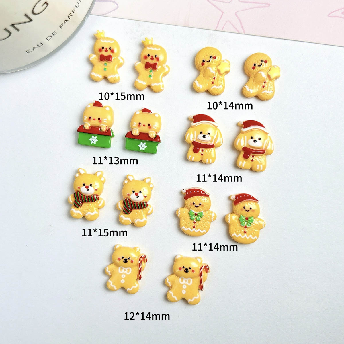 20 adet Kawaii Noel zencefilli - Nail Art For Men incelemesi ve fiyatı