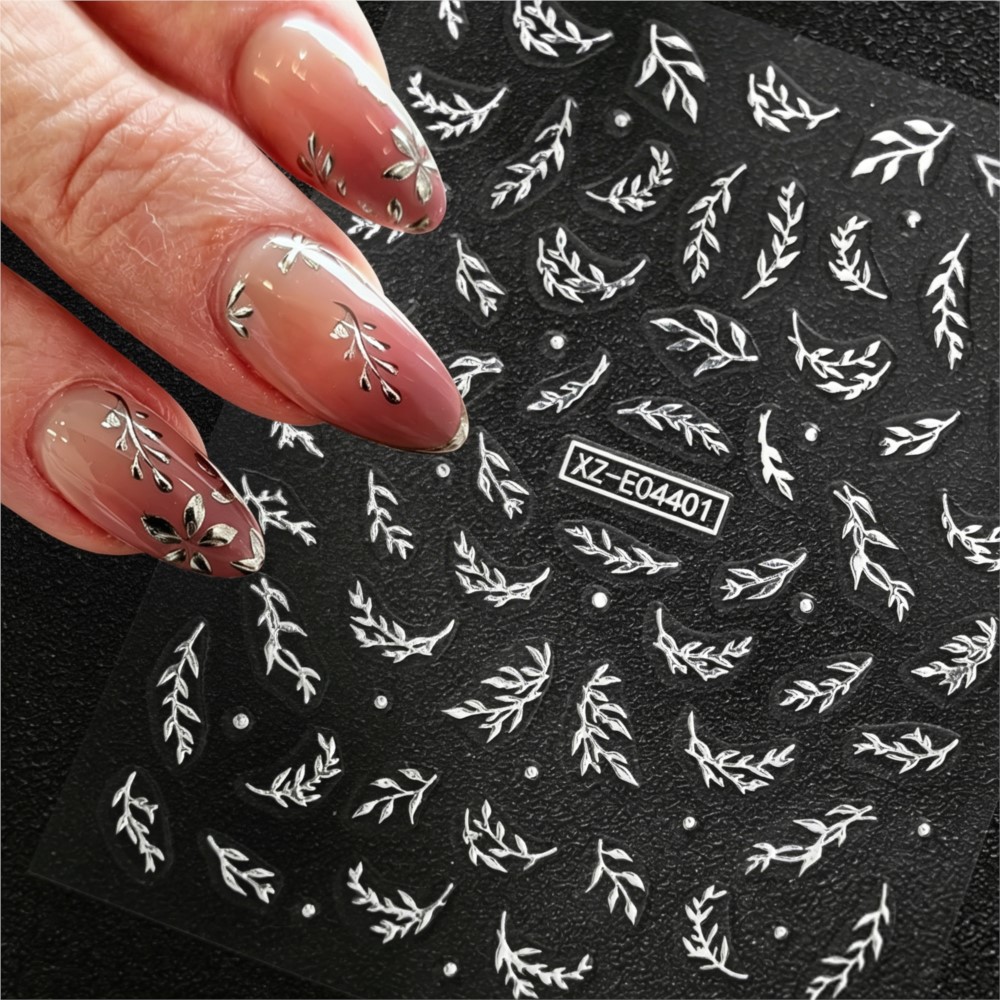 6 adet/takım Parlak Metal Yapr - Nail Art Rose Gold incelemesi ve fiyatı