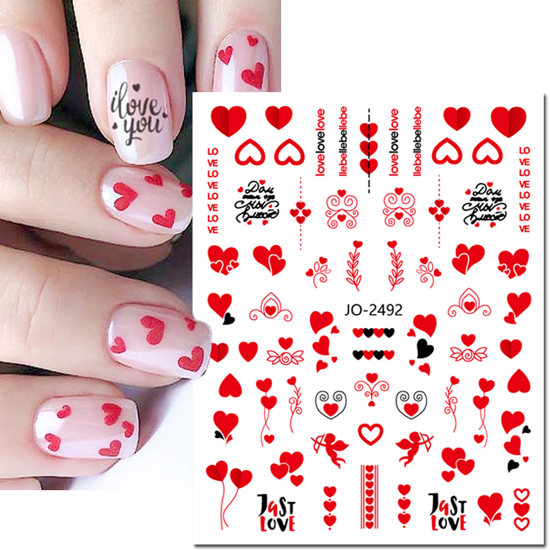 3D Tırnak Sanatı Çıkartmaları  - Nail Art Valentine incelemesi ve fiyatı