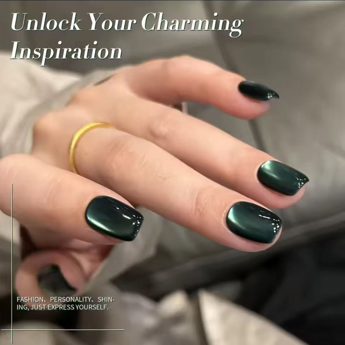 MIANEL Yeşil Kedi Gözü Tırnak  - Nail Art Emerald Green incelemesi ve fiyatı