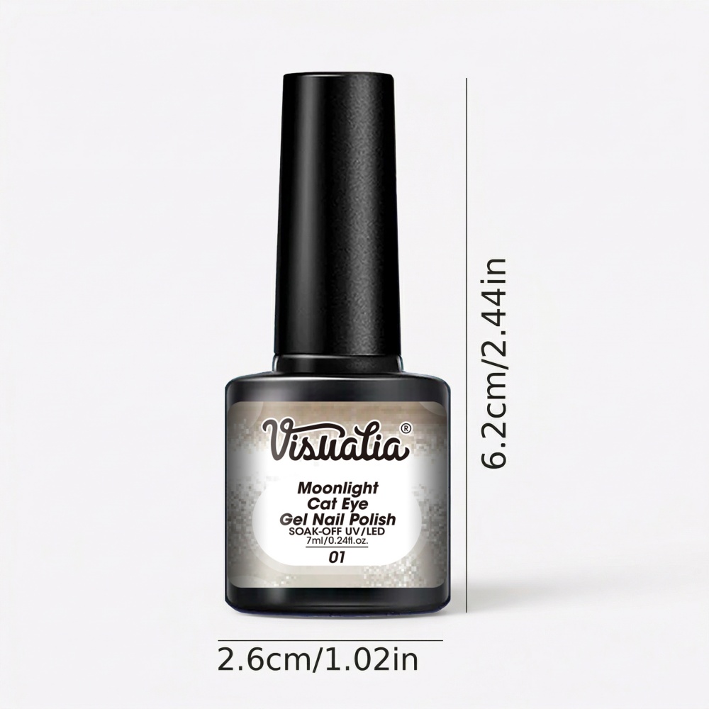 Visuatia Nude Moonlight Cat Ey - Nail Art Cat Eye Simple incelemesi ve fiyatı