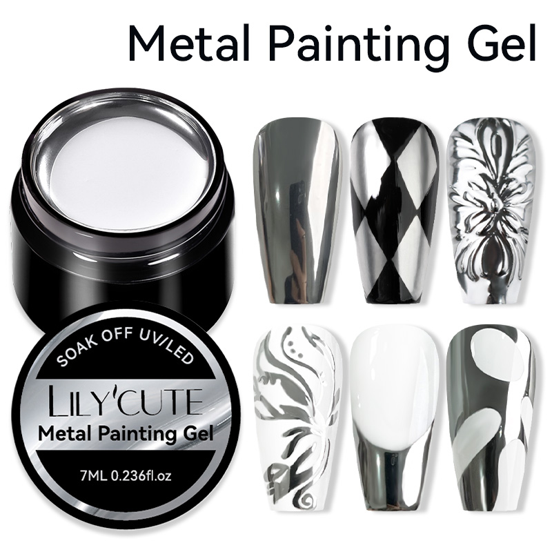 LILYCUTE 7 ML Metalik Boyama J - Nail Art Chrome incelemesi ve fiyatı